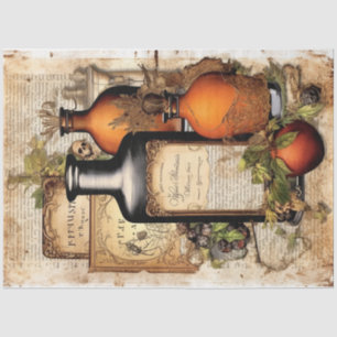 Vintage Witch Potion Design Series 8 Tissue Paper