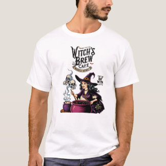 Vintage Witch’s Brew Café T Shirt