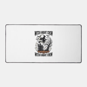 Vintage Witch Shirt Halloween Coven Night Graphic_ Desk Mat