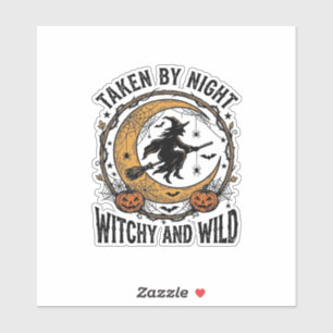Vintage Witch Shirt Taken Witch Halloween Design_1