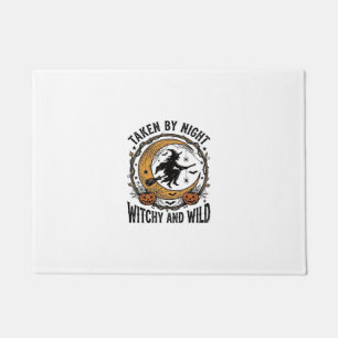 Vintage Witch Shirt Taken Witch Halloween Design_1 Doormat