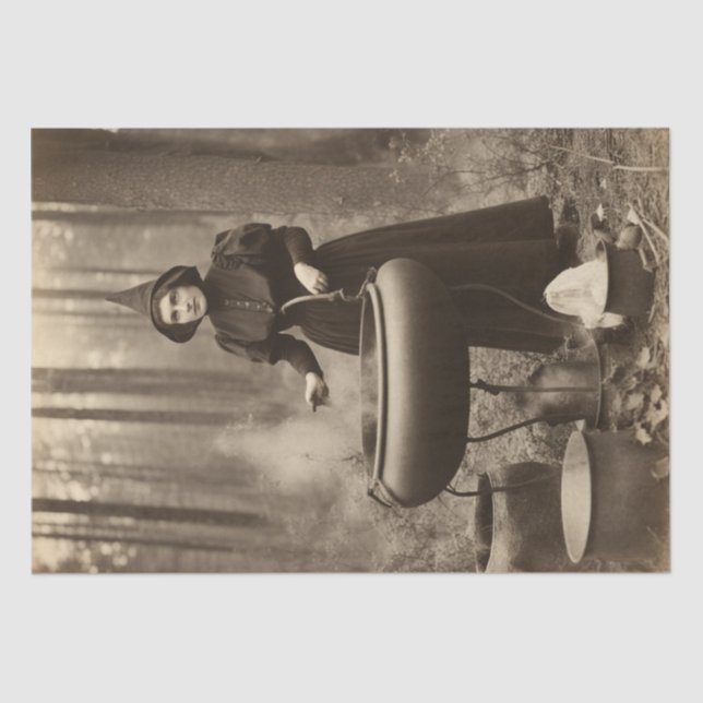 Vintage Witchcraft: Cauldron Conjurings Decoupage Tissue Paper (Front)