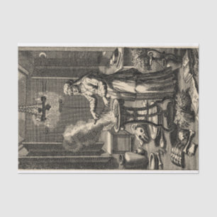 Vintage Witchcraft Halloween Party Gift Tissue Paper