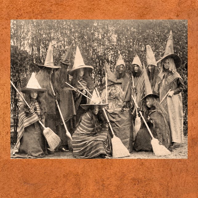 Vintage witches photo women in costume poster (Creator Uploaded)