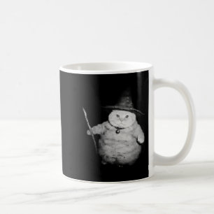 Vintage Wizard Cat Weird Funny Halloween Cat Meme Coffee Mug