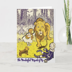 Vintage Wizard of Oz 1st Edition Print Card