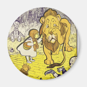 Vintage Wizard of Oz 1st Edition Print Magnet