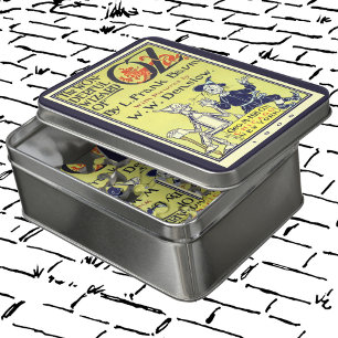 Vintage Wizard of Oz Book Cover Art, Title Page Jigsaw Puzzle