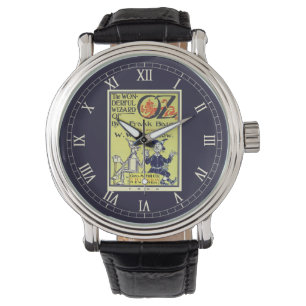 Vintage Wizard of Oz Book Cover Art, Title Page Watch