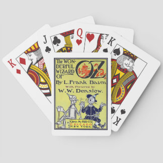 Vintage Wizard of Oz Book Cover Playing Cards