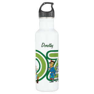 Vintage Wizard of Oz Characters and Text Letters 710 Ml Water Bottle