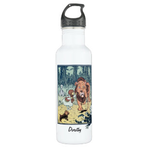 Vintage Wizard of Oz Characters, Yellow Brick Road 710 Ml Water Bottle