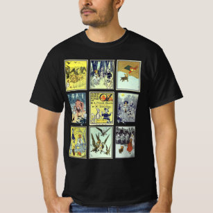 Vintage Wizard of Oz Characters, Yellow Brick Road T-Shirt