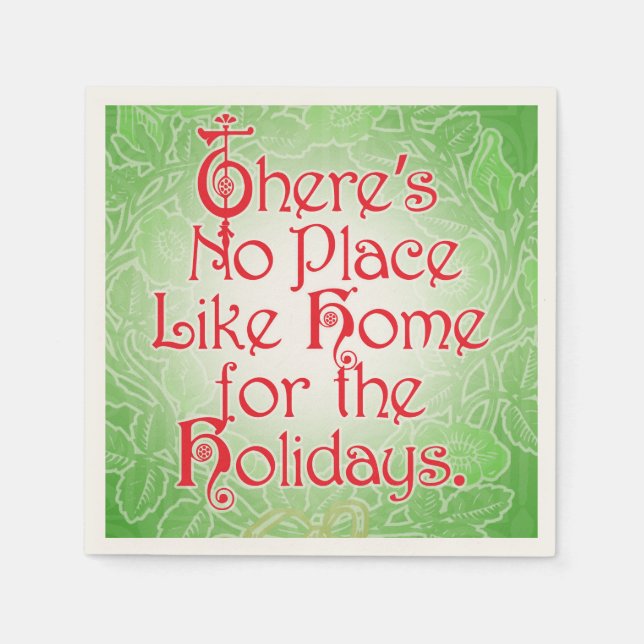 VINTAGE WIZARD OF OZ CHRISTMAS NAPKINS (Front)