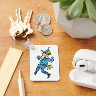 Vintage Wizard of Oz, Cute Dancing Boy Munchkin! Key Ring