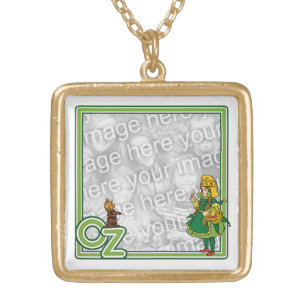 Vintage Wizard of Oz; Dorothy and Toto Gold Plated Necklace
