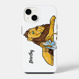 Vintage Wizard of Oz, Dorothy and Toto with Lion iPhone 14 Case
