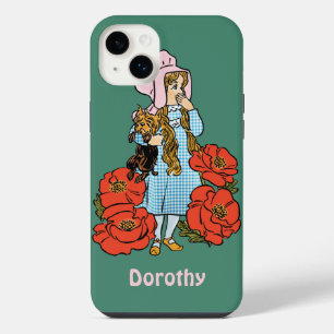 Vintage Wizard of Oz, Dorothy, Red Poppy Flowers iPhone 14 Plus Case