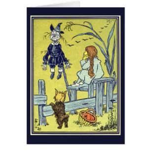 Vintage Wizard of Oz, Dorothy Toto Meet Scarecrow