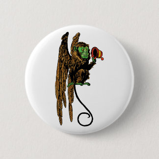 Vintage Wizard of Oz, Evil Flying Monkey Hat 6 Cm Round Badge
