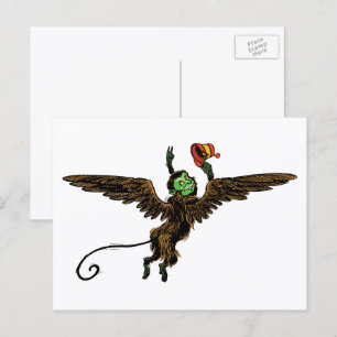 Vintage Wizard of Oz, Evil Flying Monkey Postcard