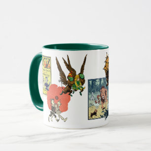 Vintage Wizard of Oz Fairy Tale Book Characters Mug