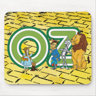 Vintage Wizard of Oz Fairy Tale Characters Denslow Mouse Mat