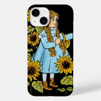 Vintage Wizard of Oz Fairy Tale Dorothy Sunflowers