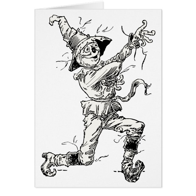 Vintage Wizard of Oz Fairy Tales, the Scarecrow (Front)