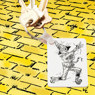 Vintage Wizard of Oz Fairy Tales, the Scarecrow Key Ring