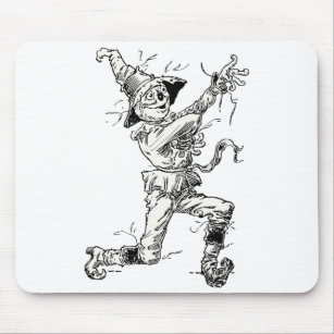 Vintage Wizard of Oz Fairy Tales, the Scarecrow Mouse Mat