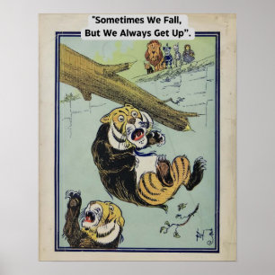 Vintage Wizard Of Oz - Group Together Poster