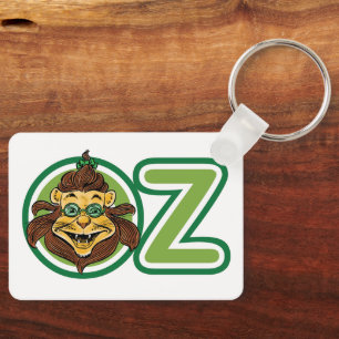 Vintage Wizard of Oz, Lion in the Letter O Key Ring