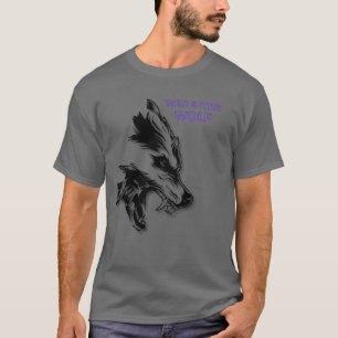Vintage Wolf T-Shirt, Wild Wolf Graphic Tee, Rusti T-Shirt