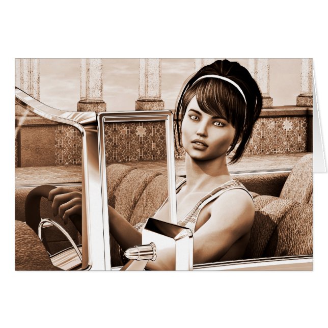 Vintage Woman (Front Horizontal)