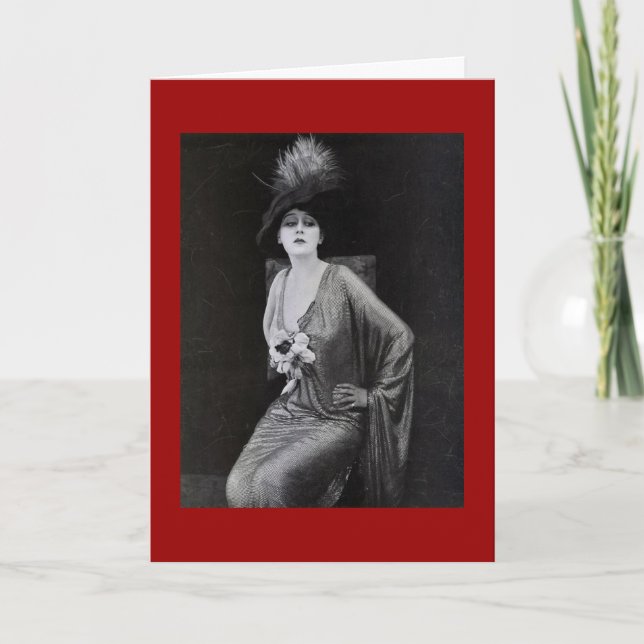 Vintage Woman Card (Front)