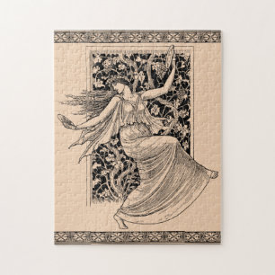 Vintage Woman Dancing Puzzle