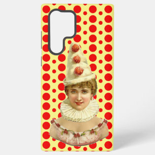 Vintage Woman Pierrot Samsung Galaxy Case
