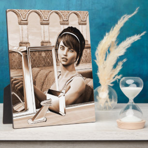 Vintage Woman Plaque