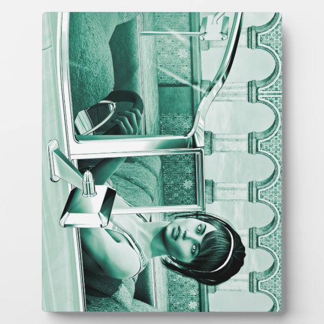 Vintage Woman Plaque (Front)