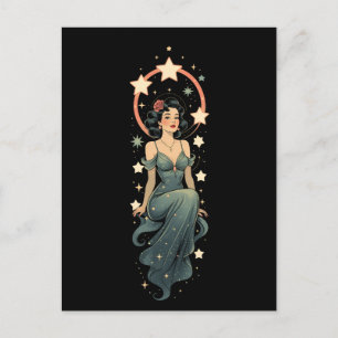 Vintage Woman Postcard