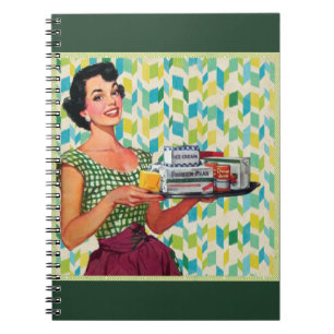 Vintage Woman Recipe Book