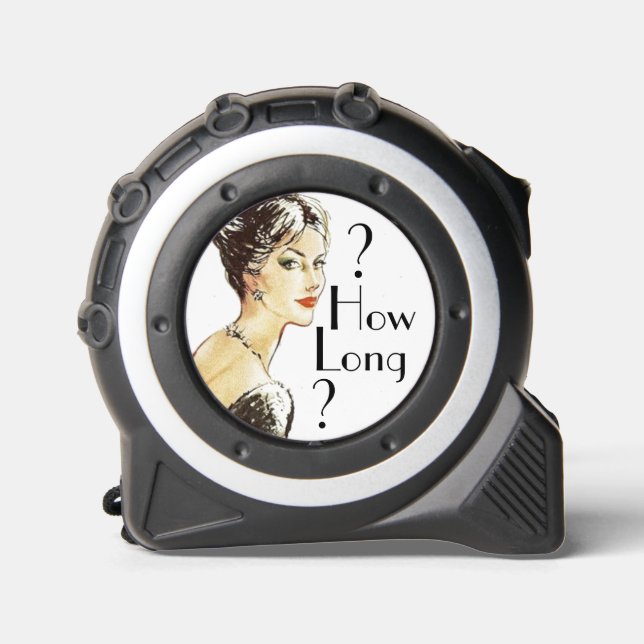 Vintage woman retro illustration sarcasm How Long? 1 (Front)