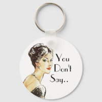 Vintage woman retro illustration sarcasm quote