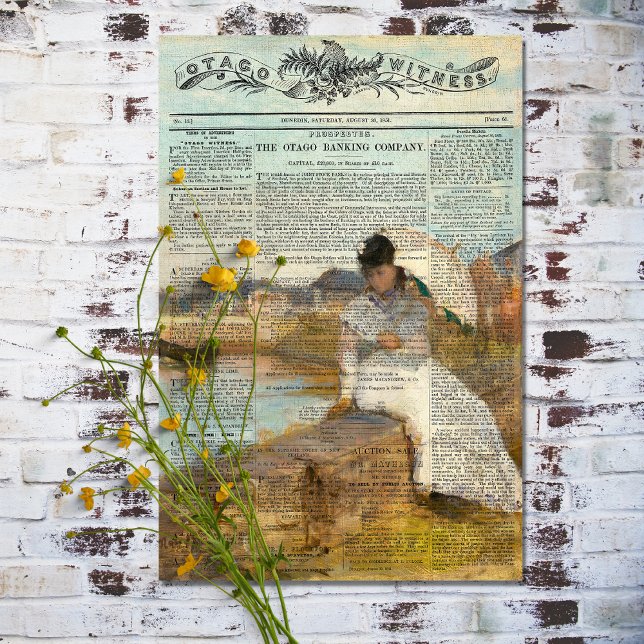 Vintage Woman Rustic Texture Distressed Decoupage Tissue Paper (Creator Uploaded)