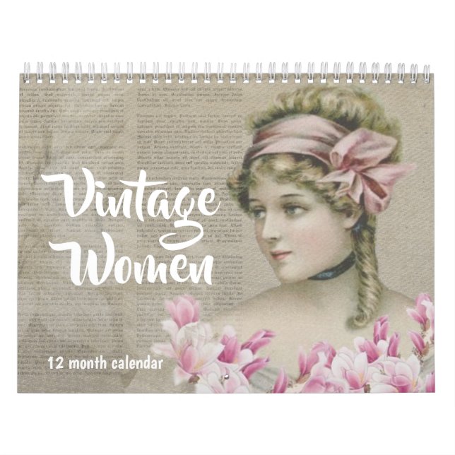 Vintage Women 2026 Art Calendar (Cover)