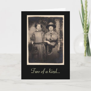 Vintage Women Card