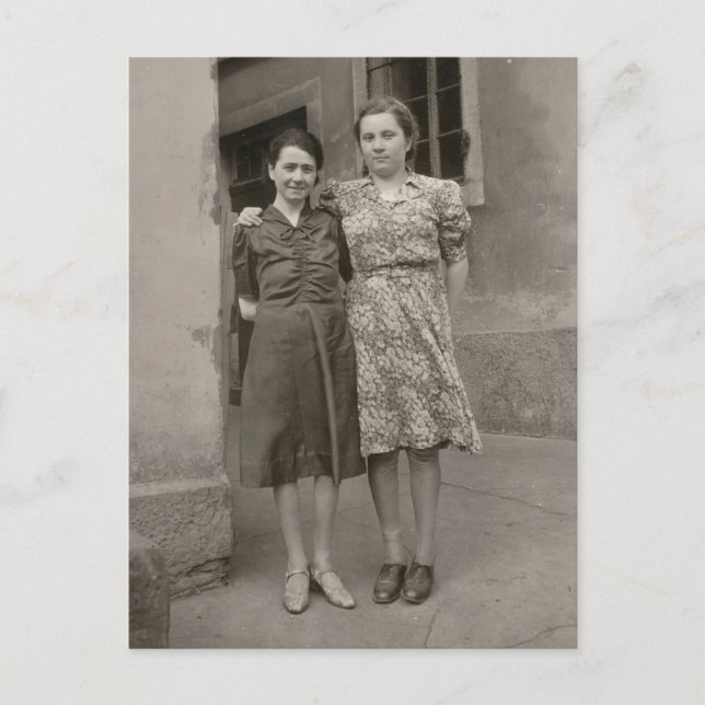 Vintage Women Postcard (Front)