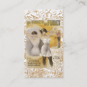 Vintage Womens Corsets Business Card