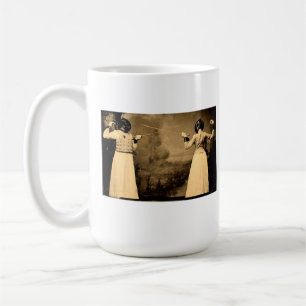 Vintage Women's Fencing Coffee Mug